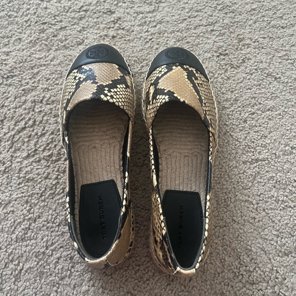 Tory Burch snake espadrille